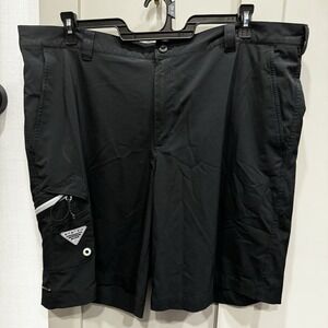 Columbia PFG Omni-Shield Mens  Fishing Shorts 42W 10L Black
